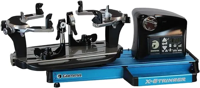 Gamma X-Stringer Tennis Racquet Stringing Machine: Tabletop Racket String Machine with Tools and Accessories - Tennis, Squash and Badminton Racket Stringer