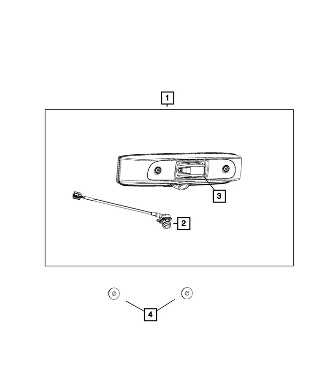 Back Up Camera Bezel