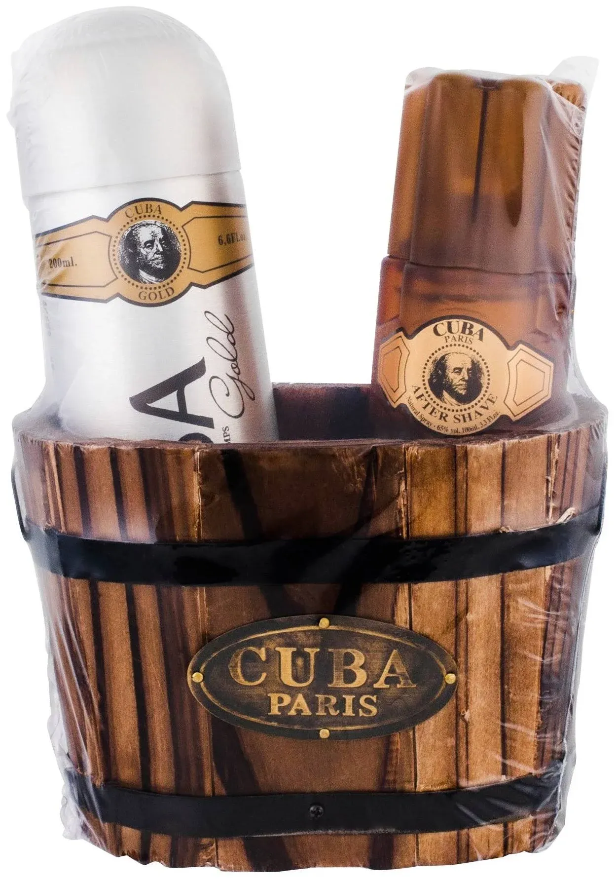 Cuba Gold by Cuba for Men - 2 Pc Gift Set 3.4oz After Shave, 6.7oz Body Spray