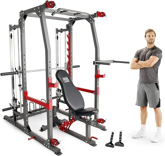 Marcy SM-7362 Pro Smith Machine Home Gym System