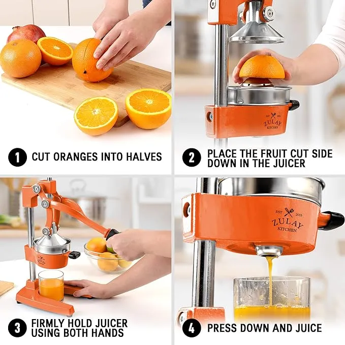 Zulay Professional Heavy Duty Citrus Juicer