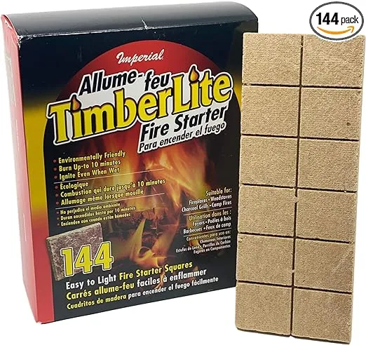 Imperial Fire Starter Squares - 144 ct