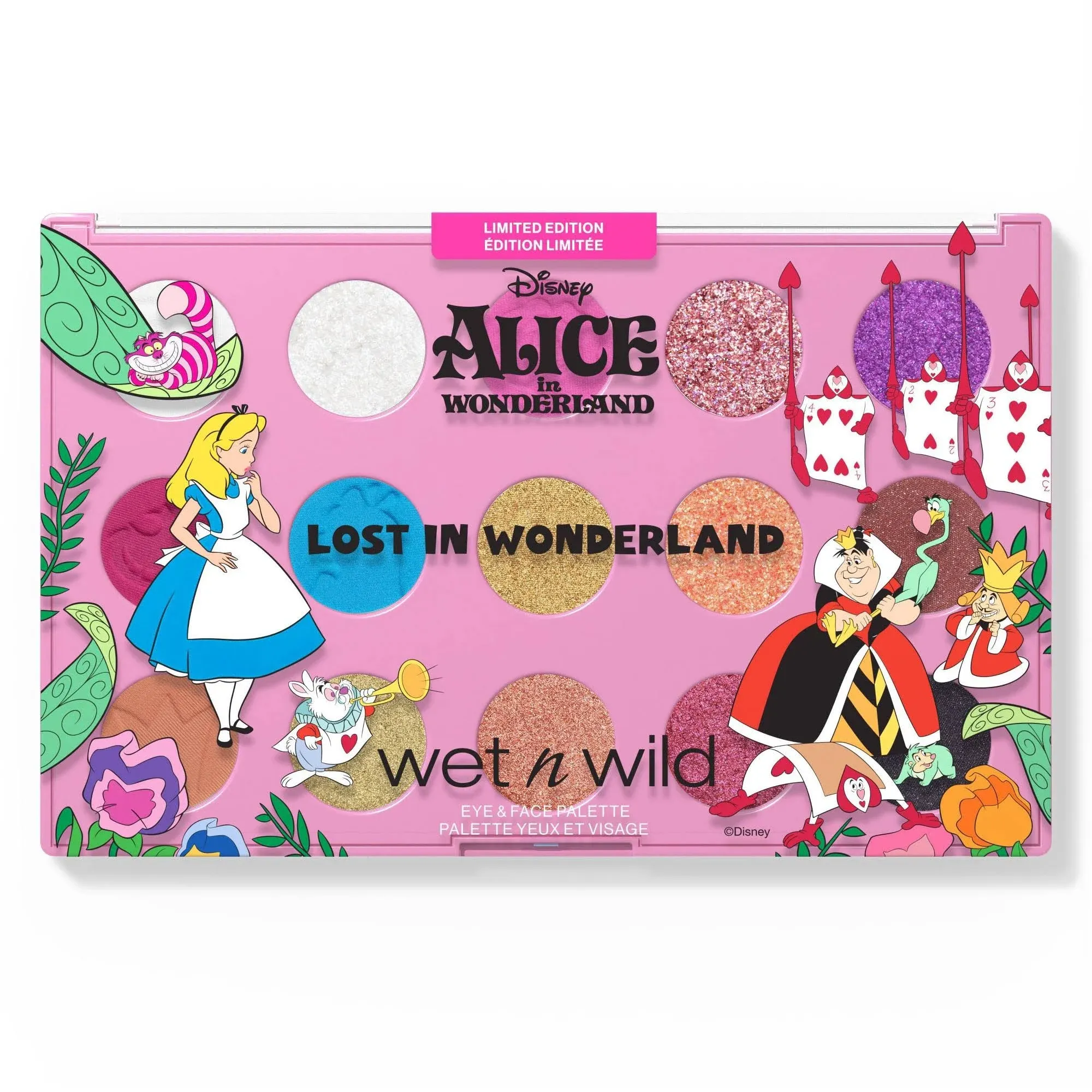 wet n wild Lost In Wonderland Eye &amp; Face Palette Alice In Wonderland Collection