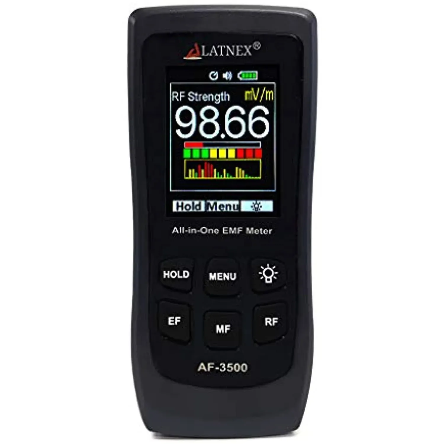 LATNEX AF-3500 EMF Meter RF Detector and Reader with Calibration...