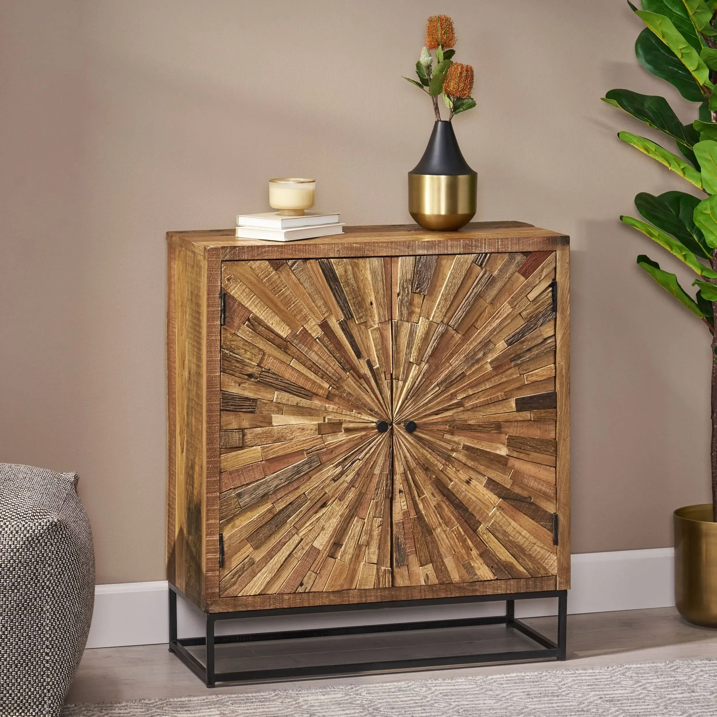 Christopher Knight Home Carolina Recycled Wood Cabinet