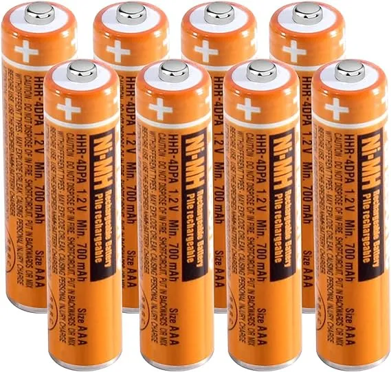 NI-MH AAA Rechargeable Battery 1.2V 700Mah 6-Pack HHR-4DPA AAA Batteries for Pan