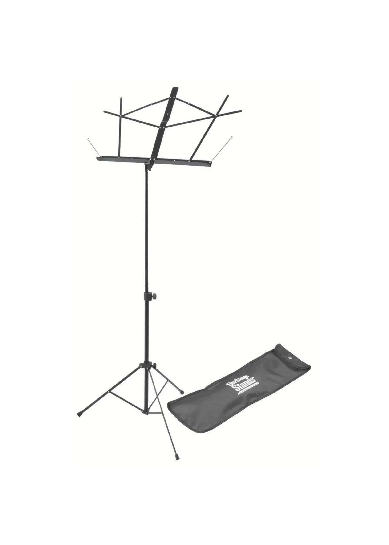 On-Stage SM7122BB Compact Sheet Music Stand (Black, with Bag)