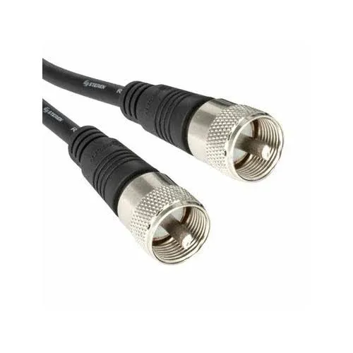 75 ft RG8X Mini-8 coaxial UHF PL-259 plug 50 ohm ham CB radio antenna coax cable