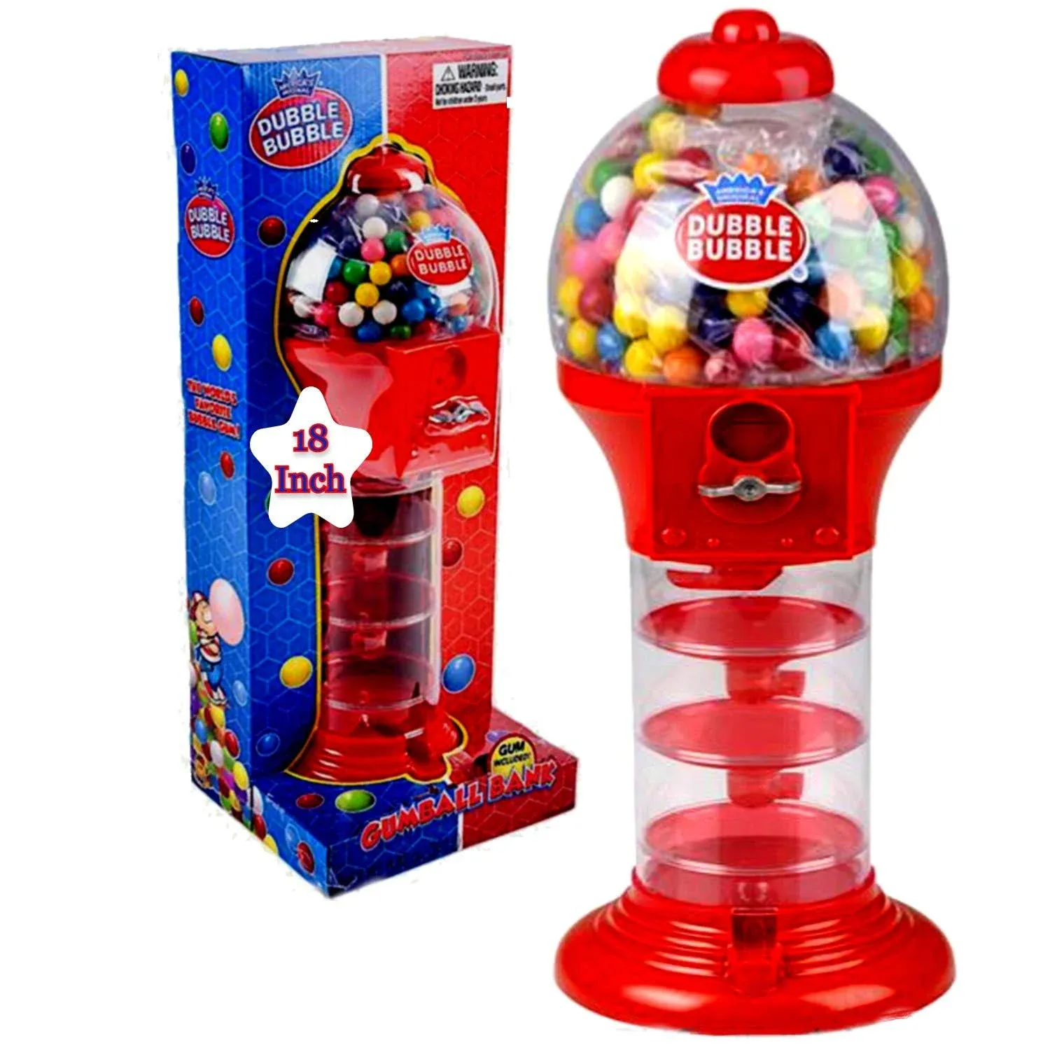 Playo 18" Big Spiral Gumball Machine