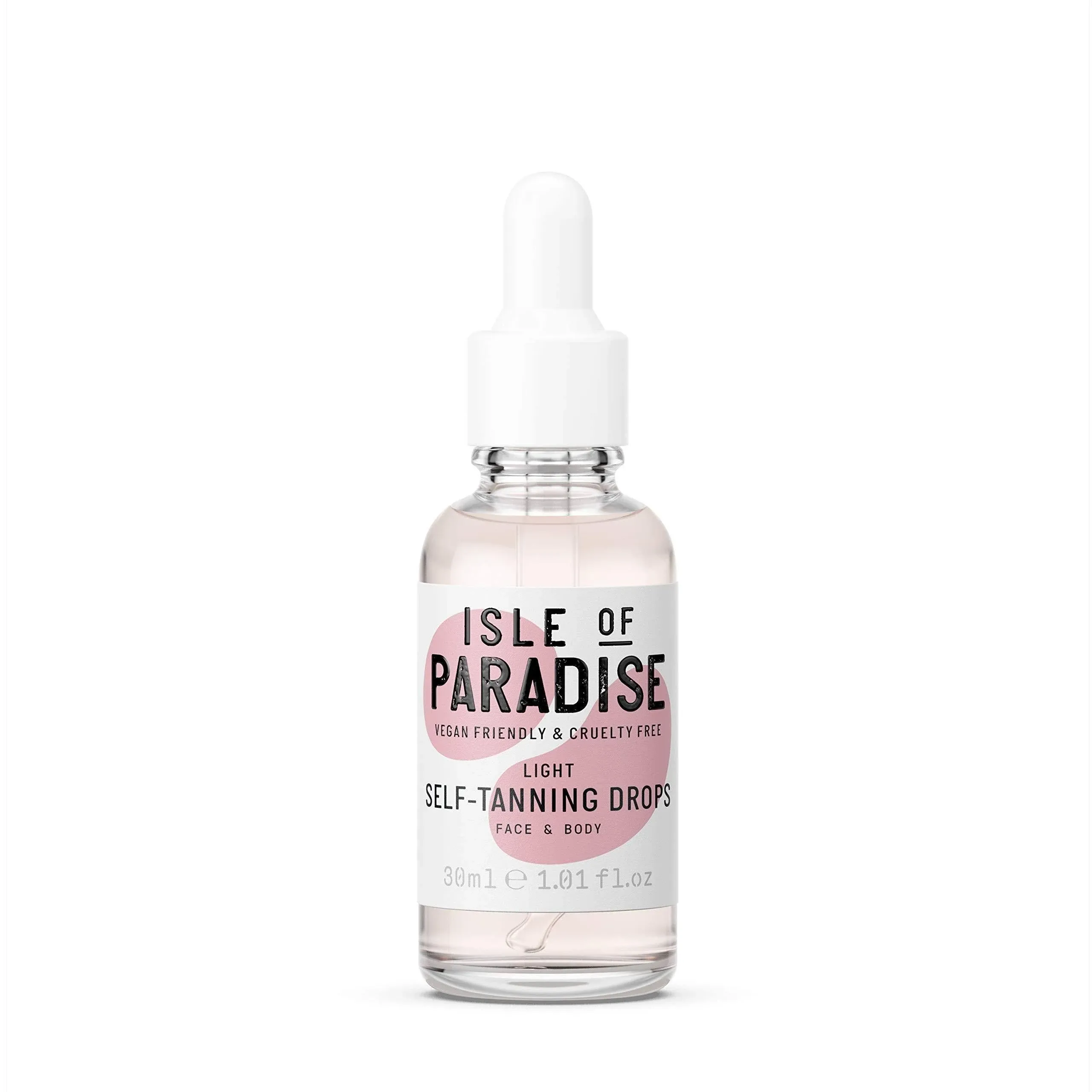 Isle of Paradise zelfbruinende druppels - kleurcorrigerende zelfbruinende druppels voor geleidelijke gloed, veganistisch en dierproefvrij, 1.01 fl oz