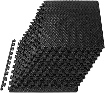 ProsourceFit Puzzle Exercise Mat, 48 Sq ft