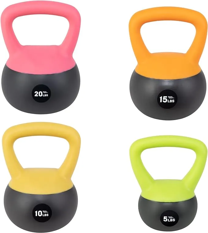 NZG Iron Sand Soft Kettlebell, Shock-Proof Weights