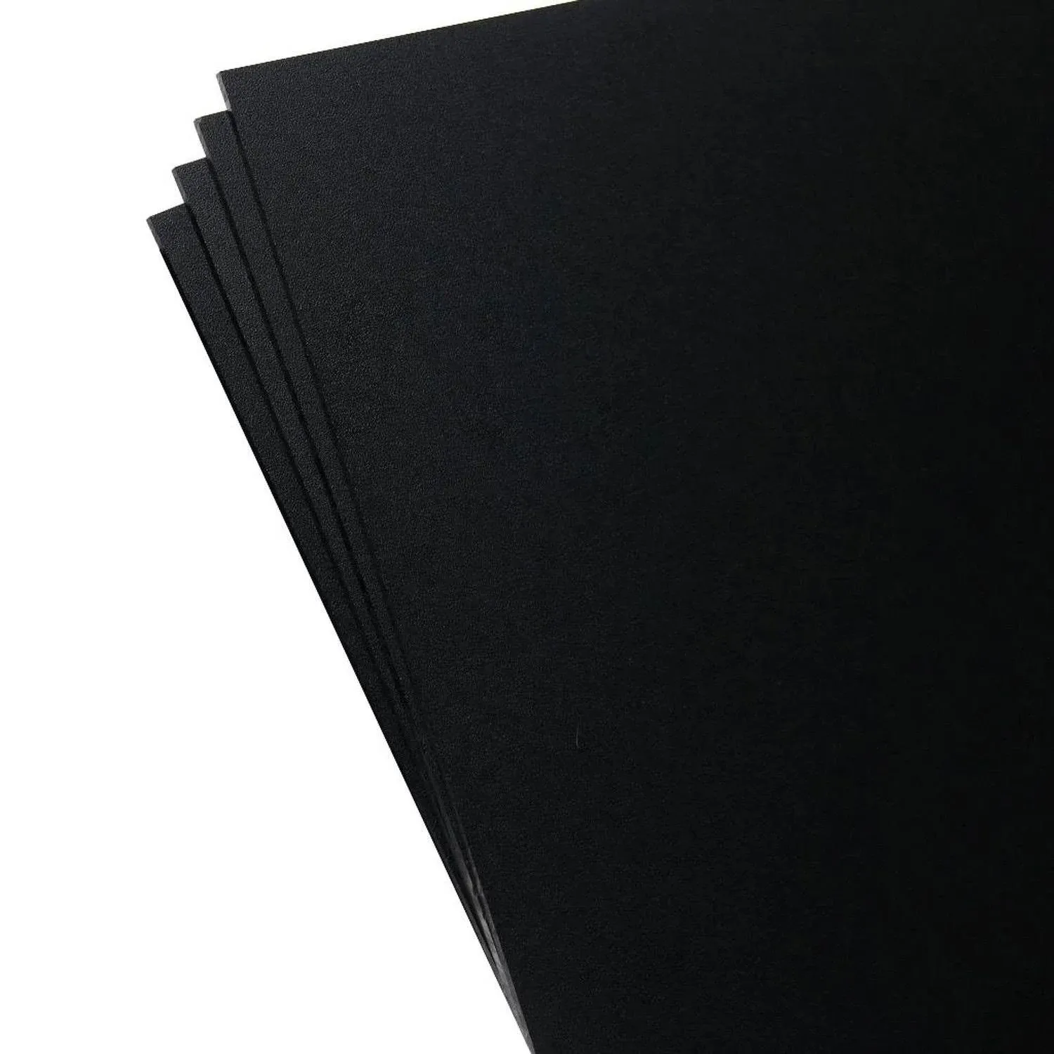 (4 Pack) BLACK KYDEX V PLASTIC SHEET 0.060&#034; X 8&#034; X 12&#034; VACUUM FORMING