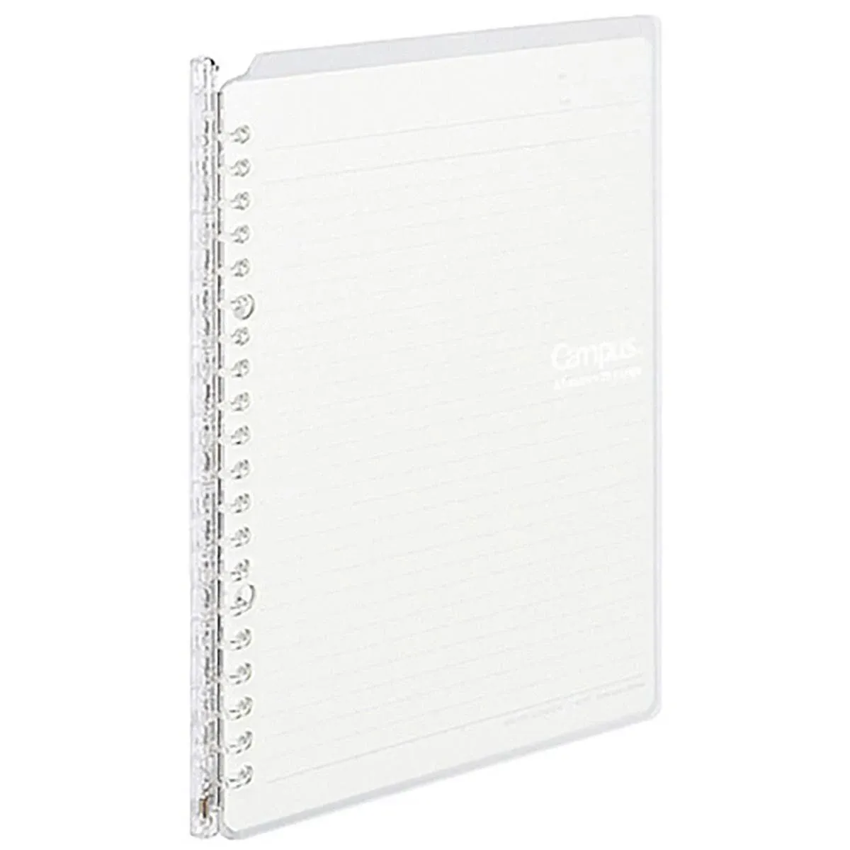 Kokuyo Campus Smart Ring Binder Notebook - 20 Rings - Clear - A5