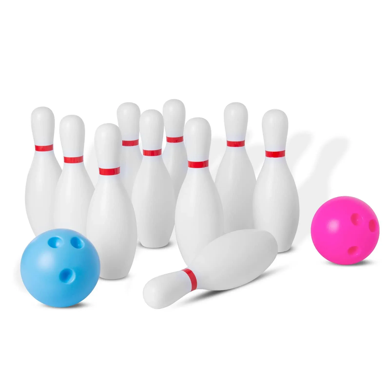 Shonoppy Kids Bowling Set, Toddler Bowling Set with 10 Classical Bowling Pins and ...