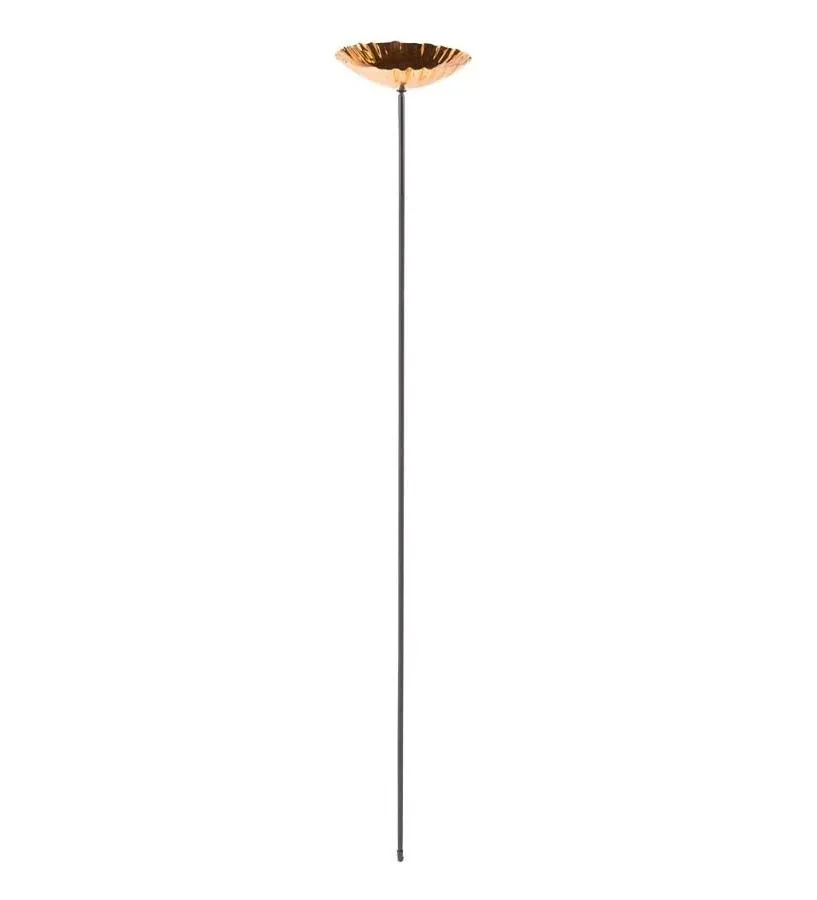 VivaTerra Copper Birdbath Garden Stake