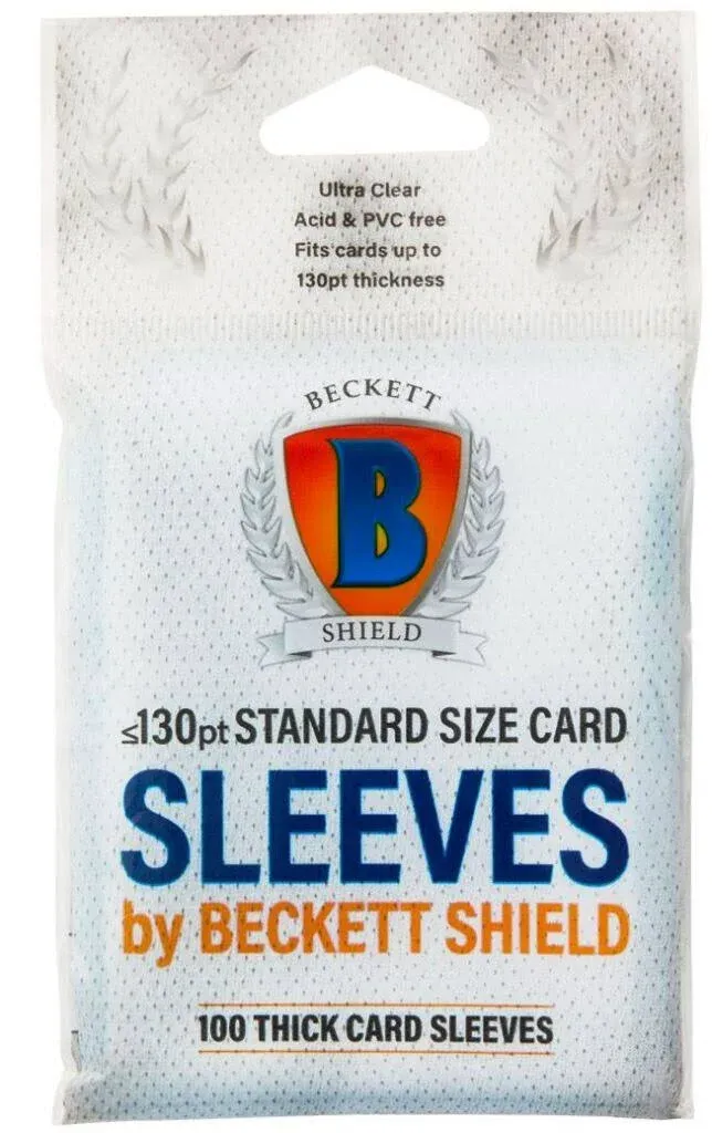 Beckett Shield Sleeves for thick cards 130pt