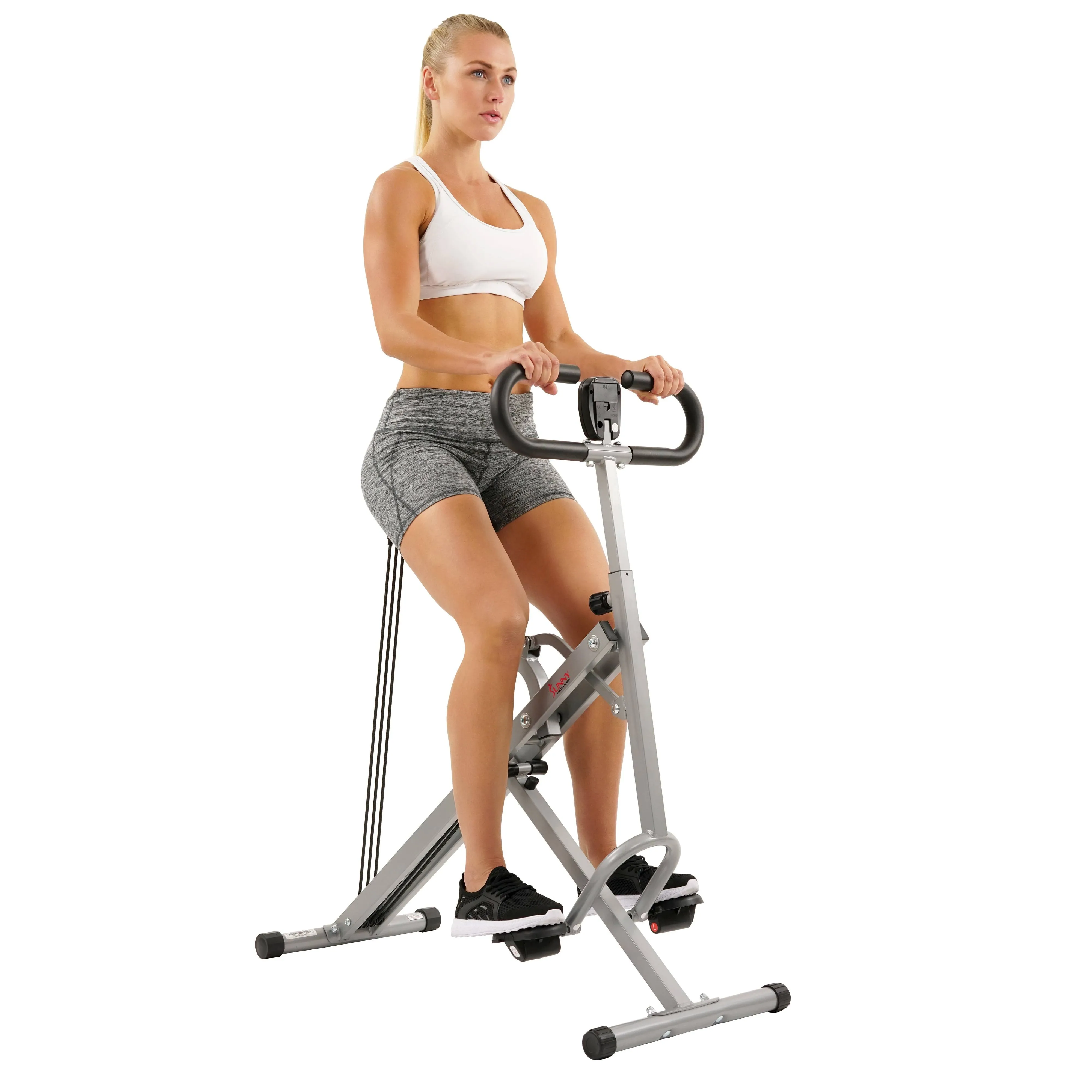 Sunny Health & Fitness Squat Assist Row-N-Ride® Trainer for Glutes Workout