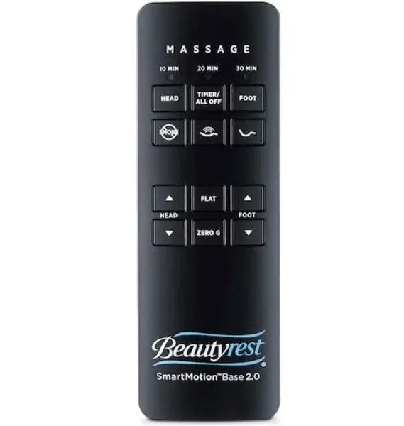 Beautyrest SmartMotion 2.0 Replacement Remote for Adjustable Bed