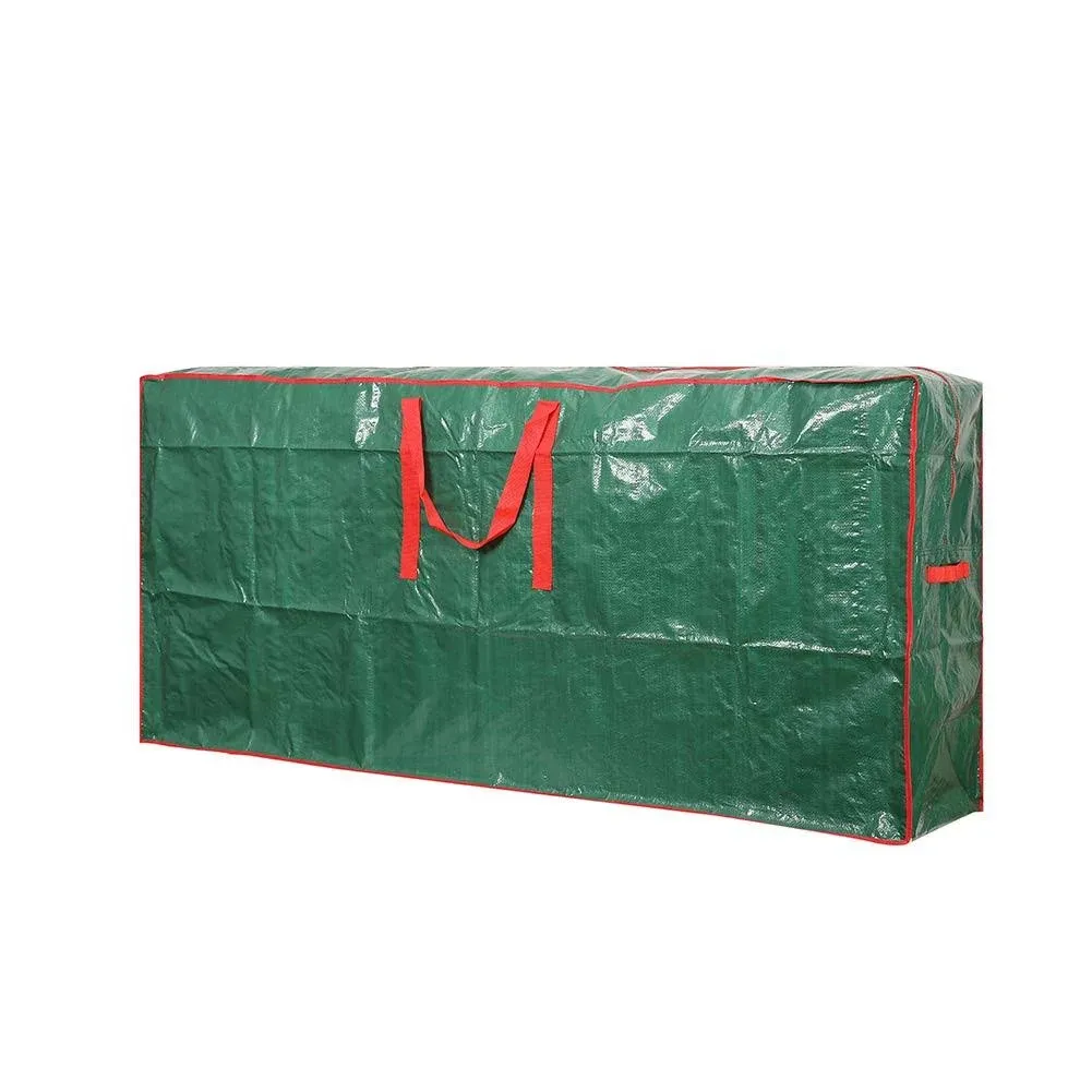 Christmas Tree Storage Bag - Fits Up to 9 ft Holiday Xmas Disassembled Trees with Durable Reinforced Handles & Dual Zipper - Waterproof Material Protects from Dust,Moisture(Green)