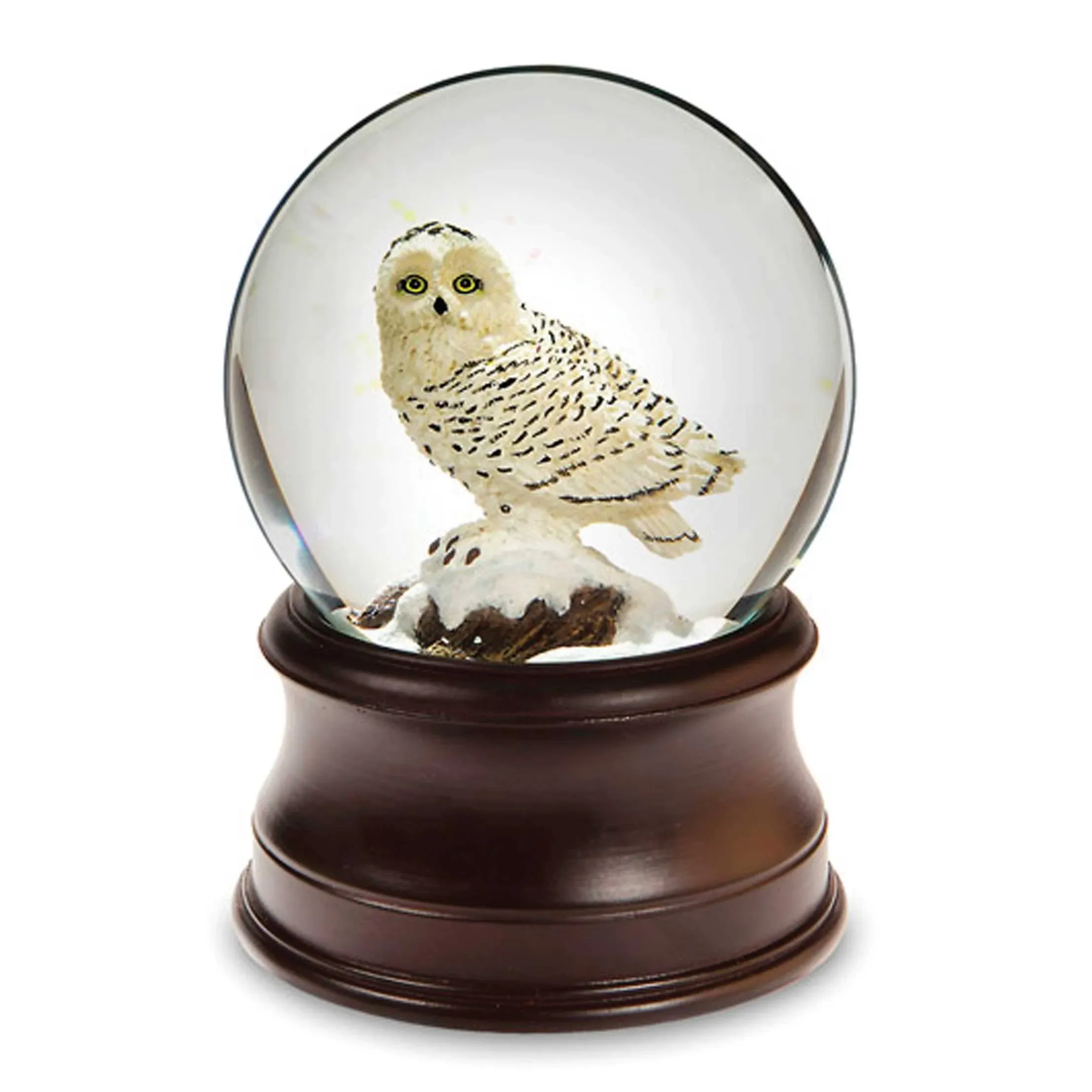 The San Francisco Music Box Company Snowy Owl Snow Globe