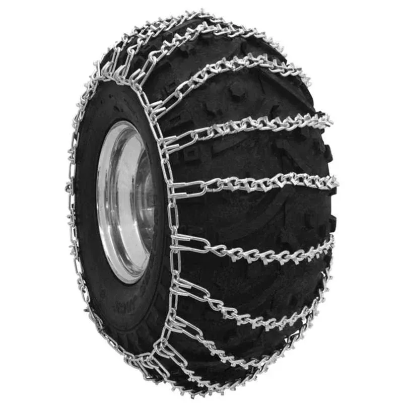 Security Chain Company 1064155 ATV Sport Trac V-Bar All-Terrain Traction Tire Chains, Zinc Plated for Durability, 1 Pair of Chains