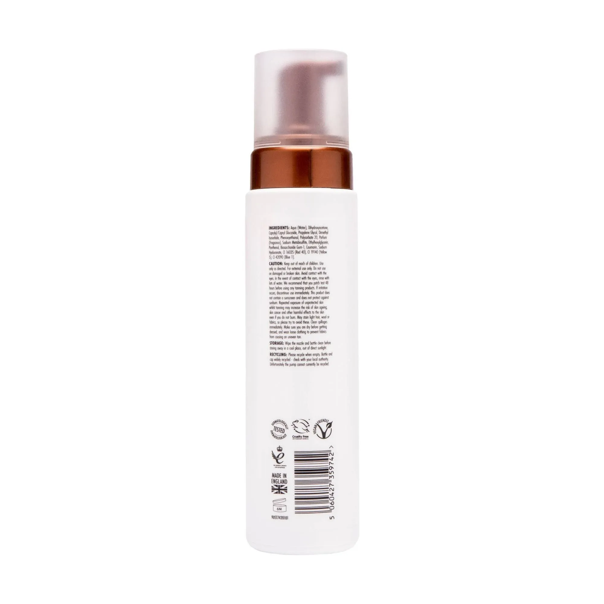 St. Moriz Advanced Color Correcting Self Tanner Mousse in Medium - 230ml - Color Correcting Instant Self Tanning Foam for Face & Body - Long Lasting & Streak Free Sunless Self Tanner