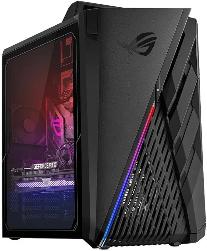 ASUS 2023 ROG Strix GA35CA Gaming Desktop PC, Factory Overclocked Intel Core i9-13900KF, NVIDIA GeForce RTX 4080, 1TB SSD Gen 4 + 2TB HDD, 32GB DDR5 RAM, Windows 11, G35CA-XB989,Black