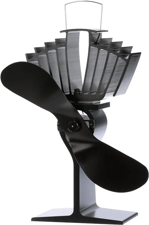 Caframo 812AMXBX Ecofan Airmax - Heat Powered Stove Fan Black