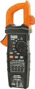 Klein Tools CL700 Auto Ranging Digital Clamp Meter, TRMS 600Amp, AC/DC Volts, Current, LoZ, Continuity, Frequency, NCVT, Temp, More, 1000V