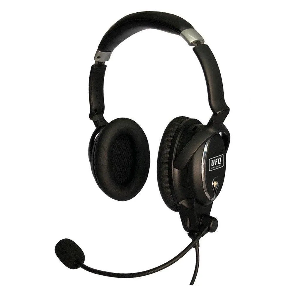 UFQ A7 ANR Aviation Headset- 2021 Version with Metal Shaft More Durable -A7 Could be a Small Version Bxxx X-20 BUT More Comfortable Clear Communication Great Sound Quality for Music with MP3 Input