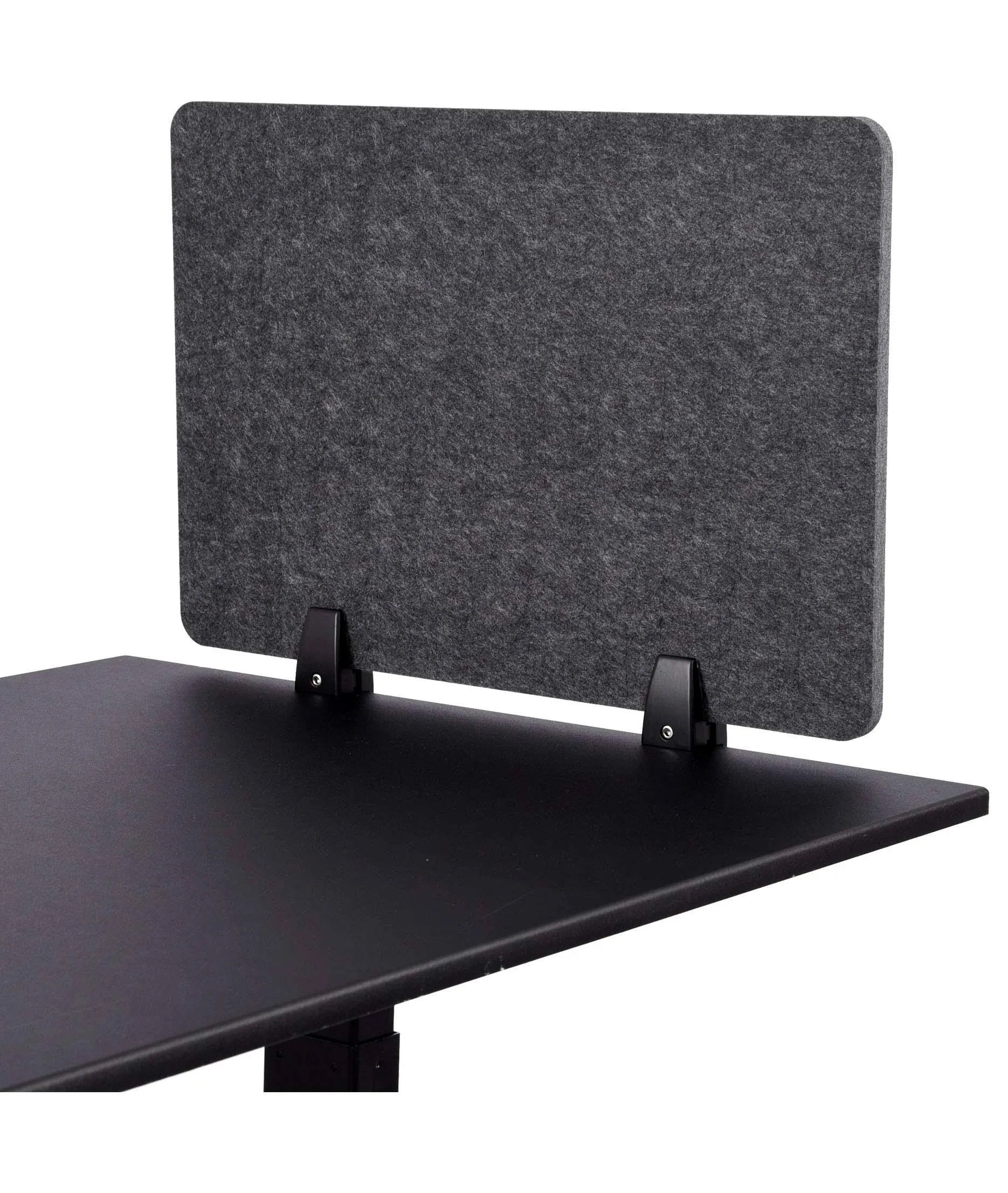 Stand Up Desk Store ReFocus Raw Clamp-On Acoustic Desk Divider