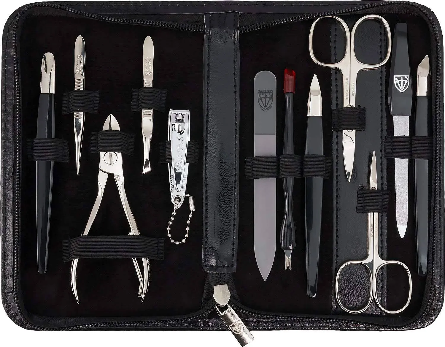  - brand quality 12 piece manicure pedicure kit set - nail care tools - Made 