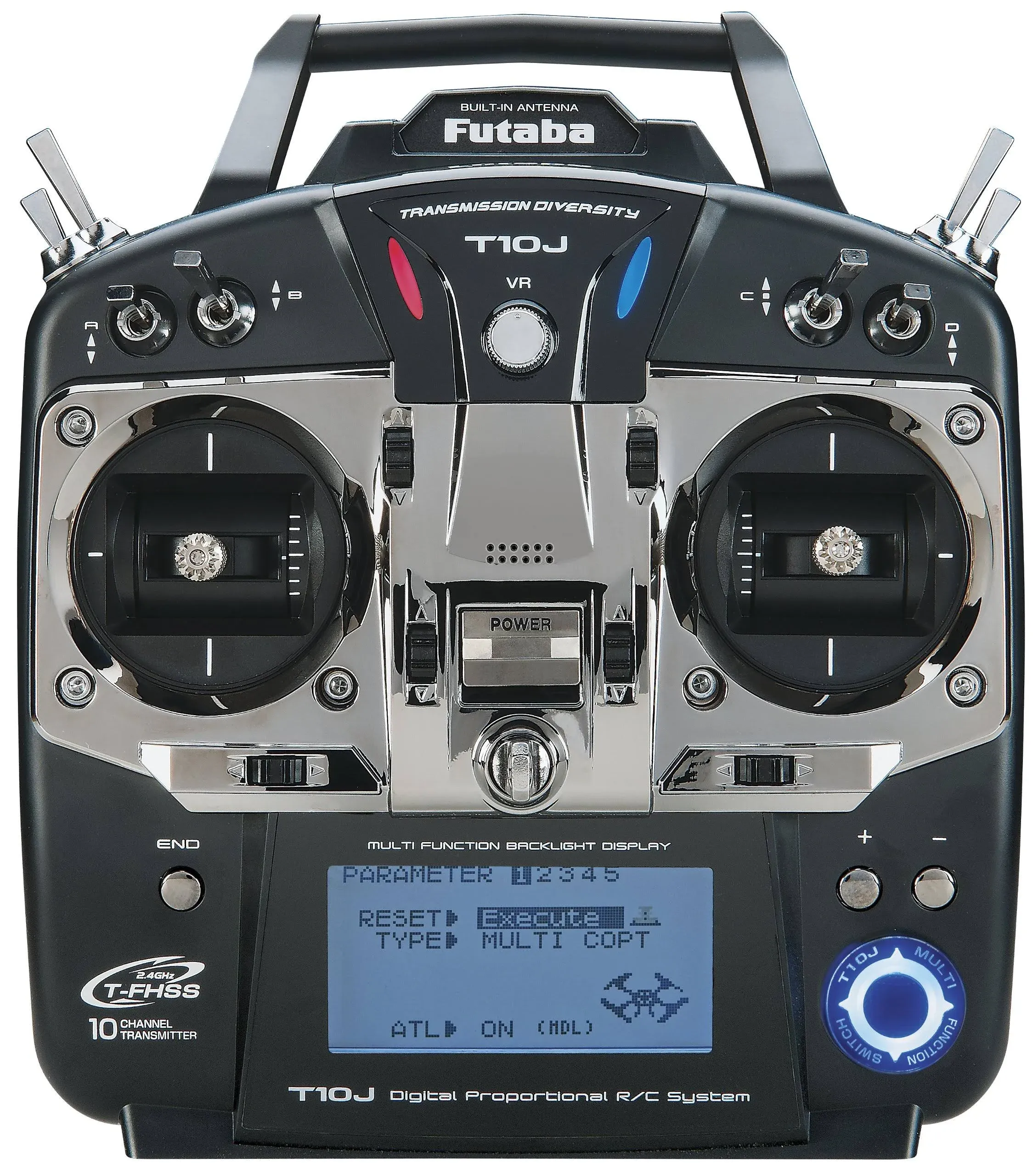 Futaba 10JH 2.4g Heli R3008SB S/FHSS Mode 2 Radio System