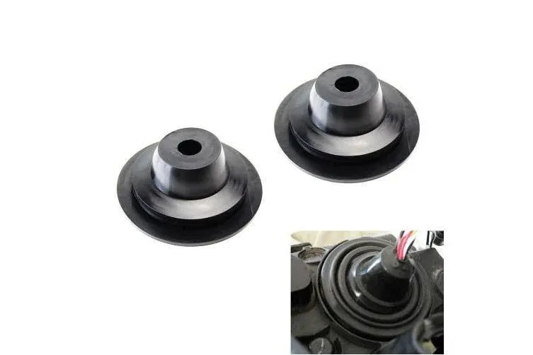 iJDMTOY 90mm-Universal Front Road Illuminating Light Housing Rear End Rubber Seal Caps Compatible With Automotive Installing/Upgrade Light Bulbs