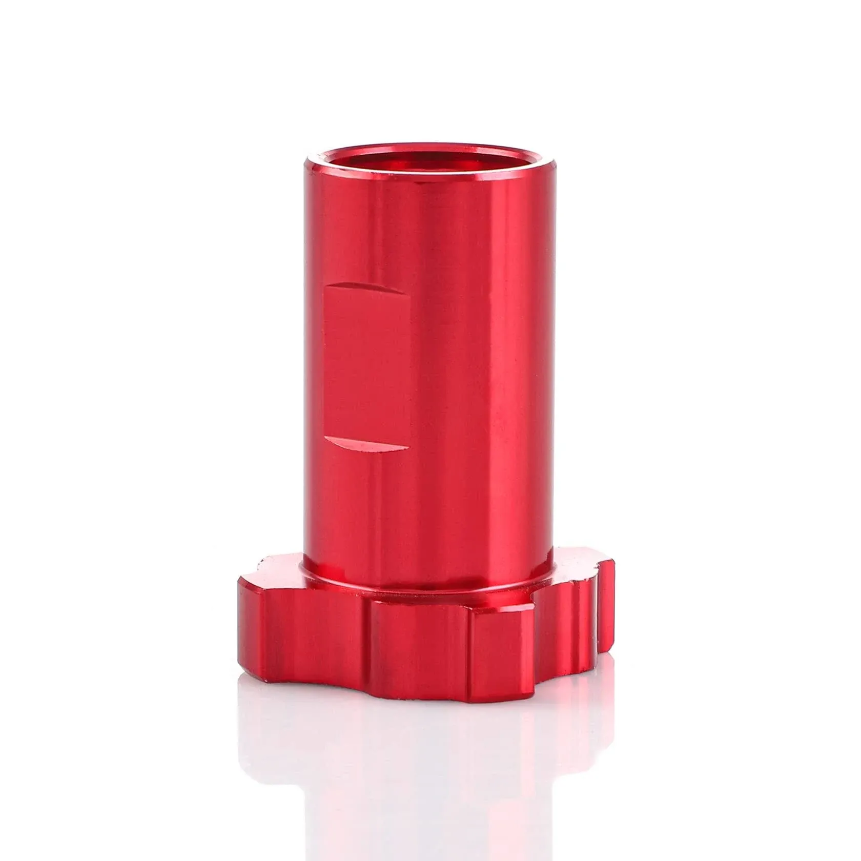 B4B BANG 4 BUCK Spray Gun Cup Adapter, Female Adapter with 16mm, 1.5mm Thread Spray Gun Paint Cup Adapter Fits PRO-33, PRO-44, and PRO-88 HVLP Spray Gun Models (Red)