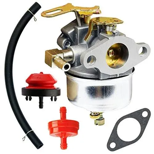 Adjustable Carburetor Compatible with Tecumseh 632107 632378 632536 640084 640105 640299 632107A 632378A 640084A 640084B 640299A 640299B 3.5HP 4HP 5HP HS50 LH195SP OHSK110 OHSK120 OHSK125 Carb