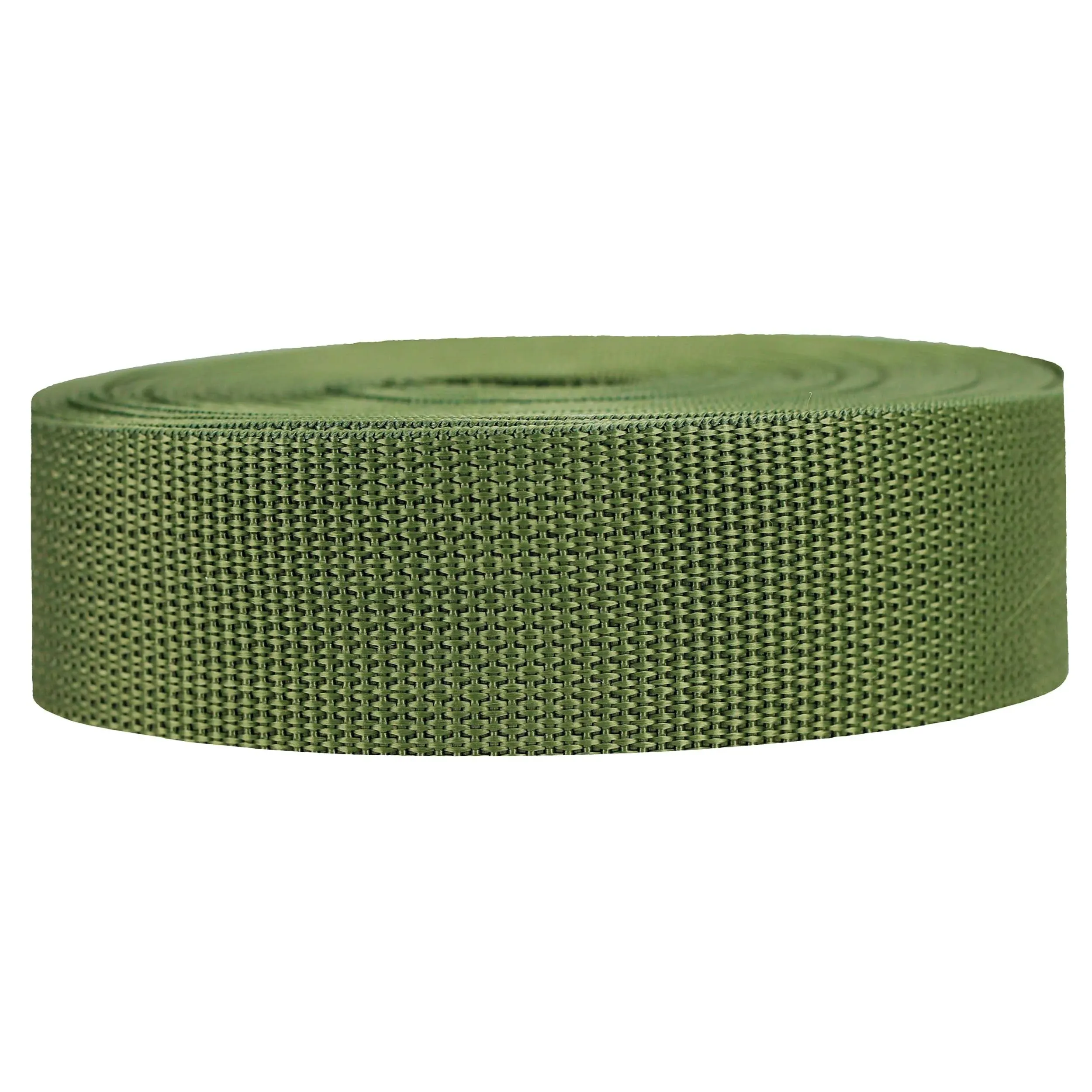 Strapworks 1.5 inch x 25 Yards Polypropylene Lightweight Webbing, Green