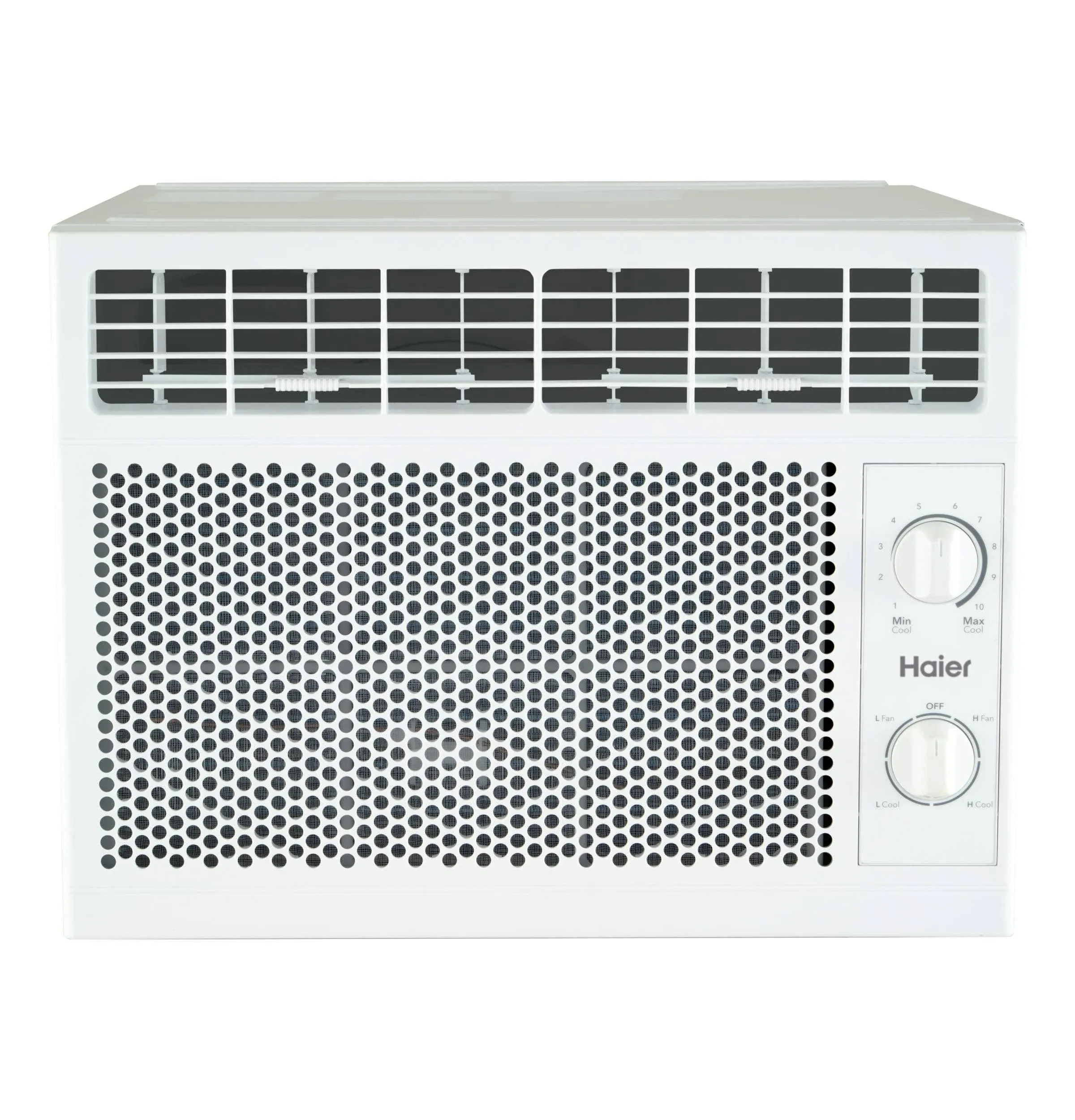 Haier Window Air Conditioner 5000 BTU, Efficient Cooling for Smaller Areas Like Bedrooms and Guest Rooms, 5K BTU Window AC Unit with Easy Install Kit, White