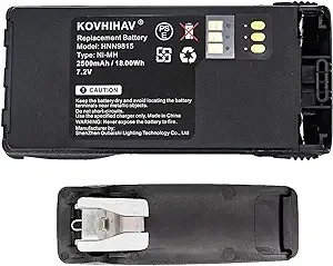 2500mAh NTN9858C Replacement Battery for Motorola XTS1500 XTS2500 PR1500 MT1500, fits Part No NTN9815/A/AR/B NTN9858/A/AR/B/C