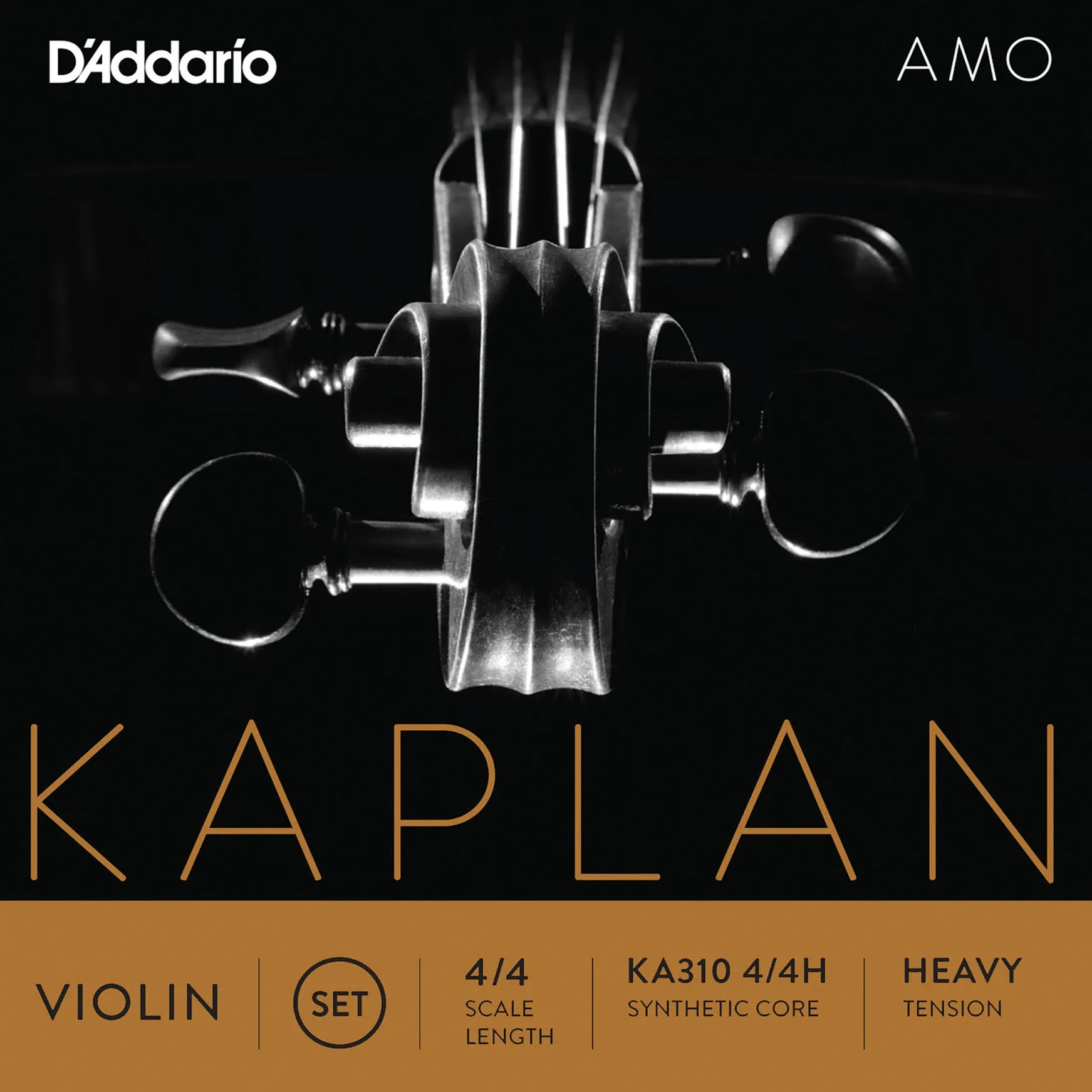 KAPLAN AMO VIOLIN SET, HEAVY, 4/4