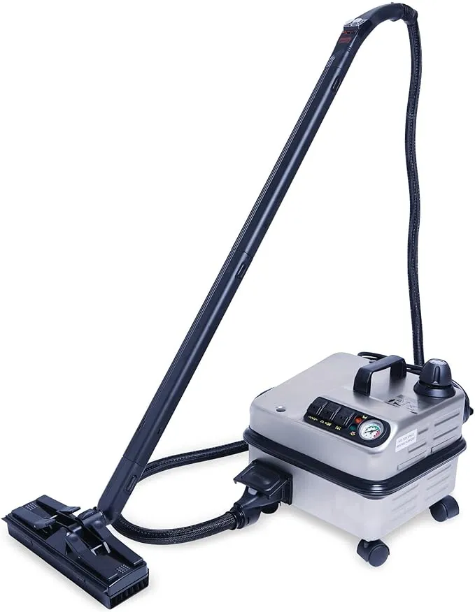 US Steam Falcon Commercial Steam Cleaner. Professional Steamer, Portable, All Purpose Steam Cleaner, Auto Detailing Steamer - Auto Interior steamer for Cars, Bathroom Tiles, Grout and Tile, Furniture, Carpet, Floor, Made in Italy,