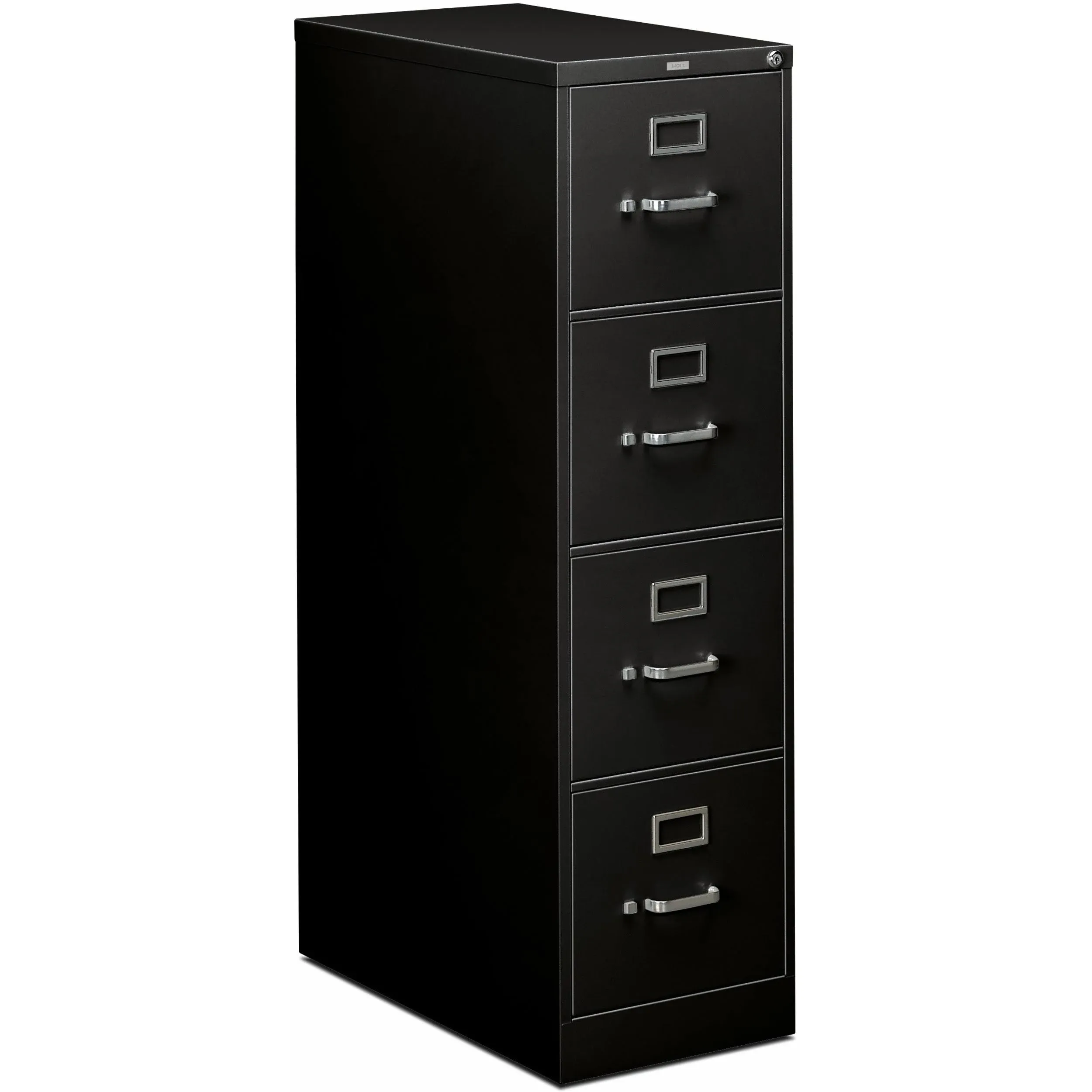 HON 4-Drawer Filing Cabinet - 310 Series Full-Suspension Legal File Cabinet, 26-1/2-Inch, Putty (H314C)