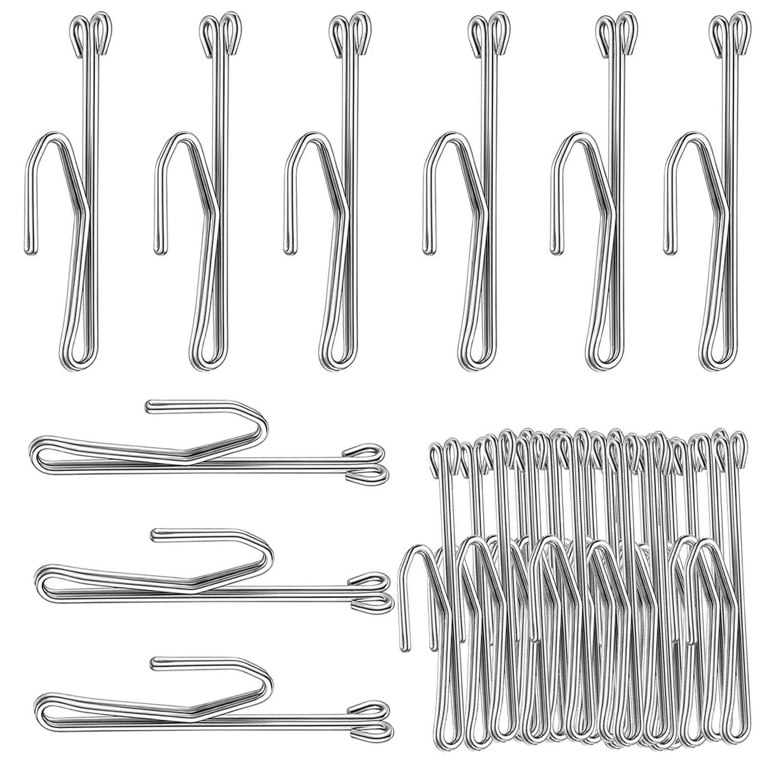 Dingtenn 50 Slip On Drapery Hooks