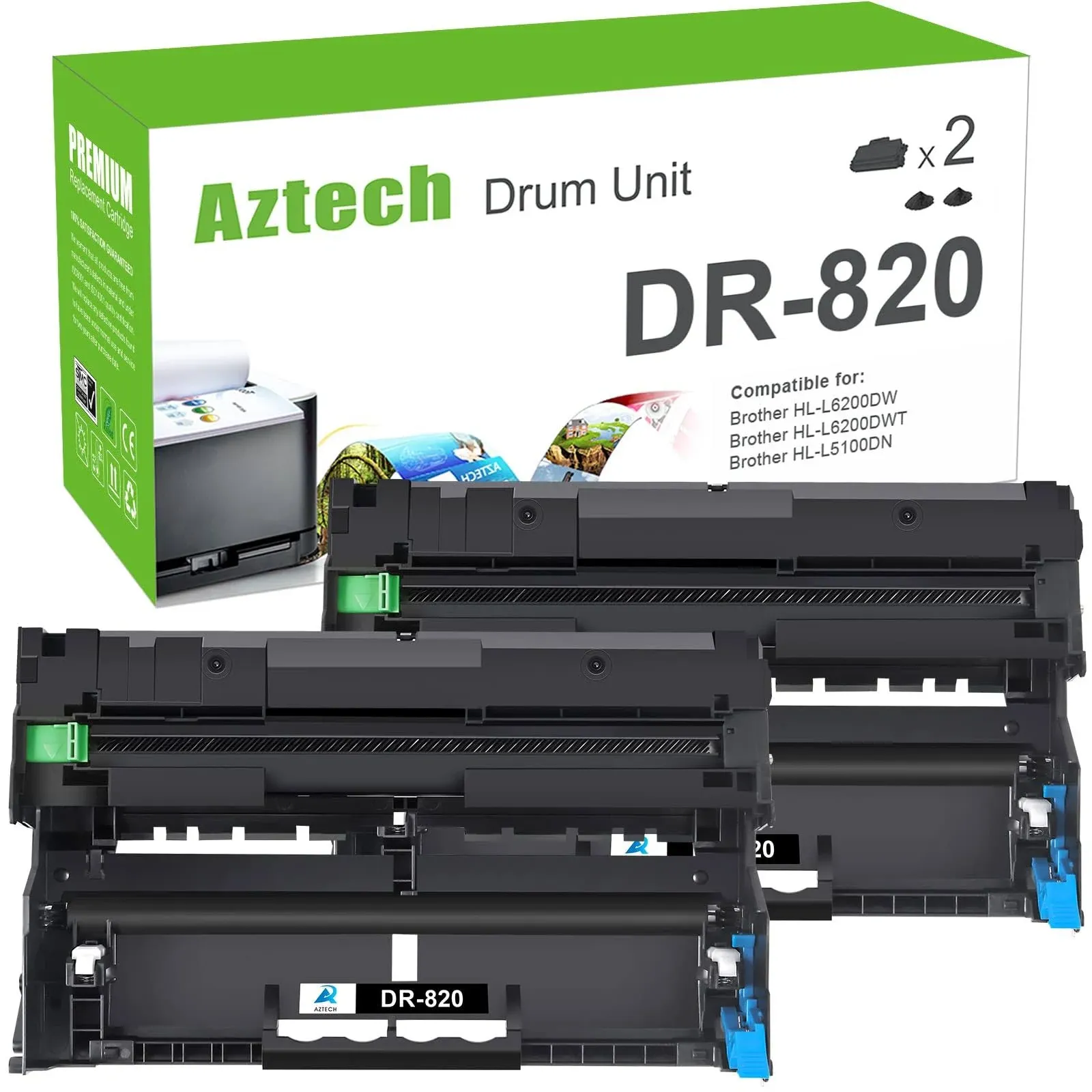 Aztech Compatible Drum Unit Replacement for Brother DR820 DR-820 DR 820 for Brot