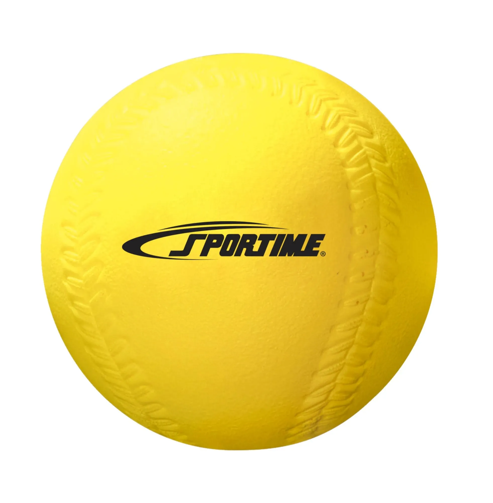 Sportime Coated Foam Softball Yellow