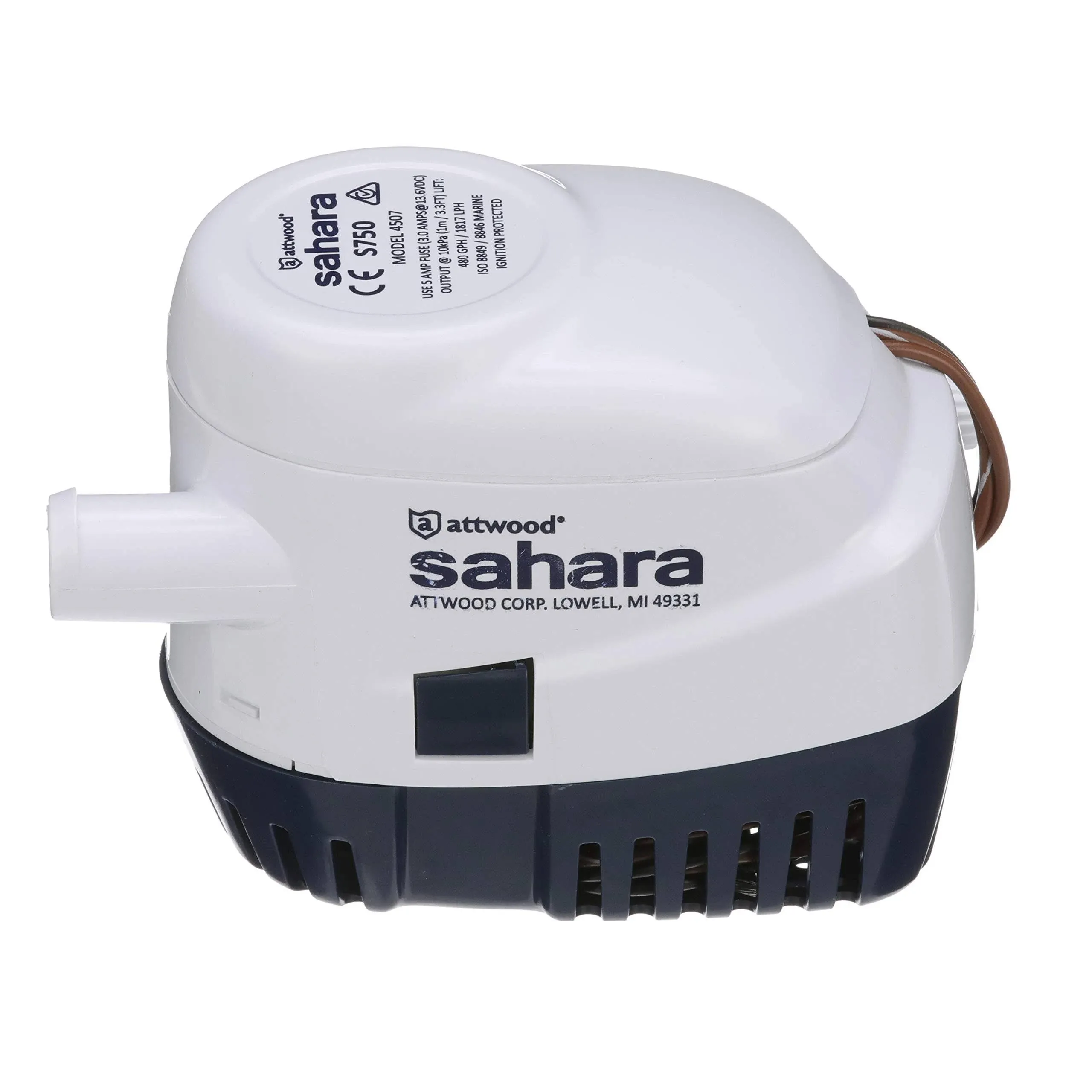 Attwood Sahara S750 Automatic Bilge Pump 12V 750 GPH