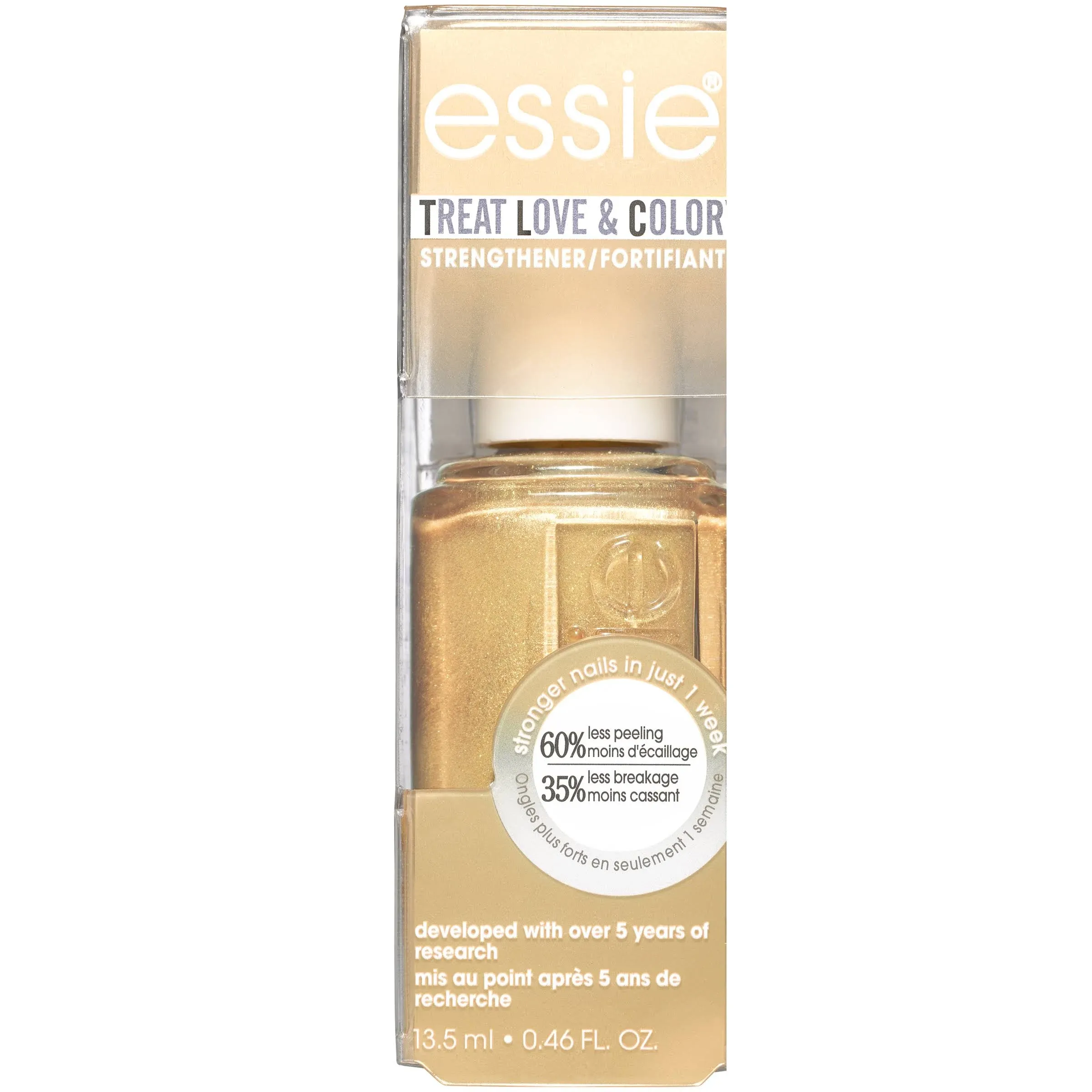 essie Treat Love & Color Nail Polish For Normal To Dry/Brittle Nails, Got It Golding On, 0.46 fl. oz.