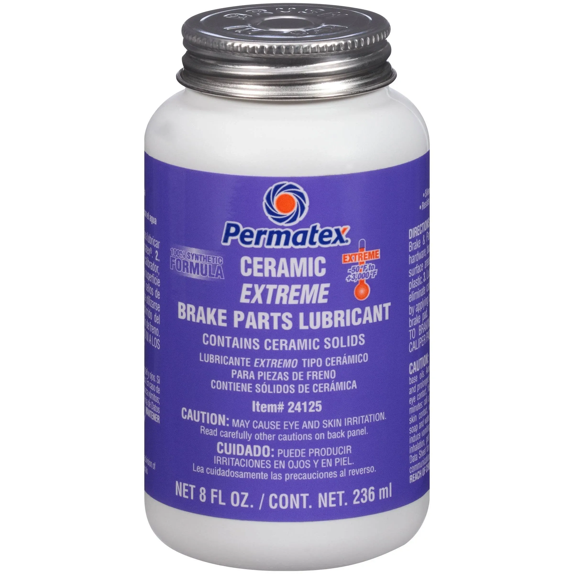 Permatex 24125 Ceramic Extreme Lubrifiant pour pièces de frein, 237 ml, 1 pièce