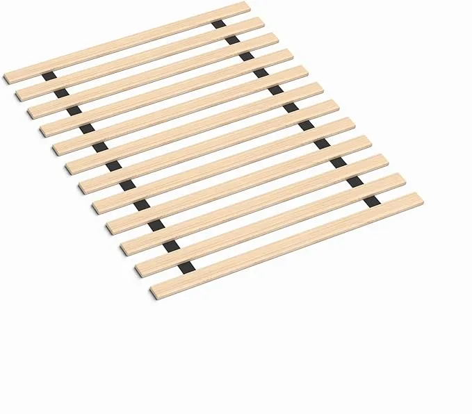 Mayton, 0.68-Inch Heavy Duty Horizontal Wooden Bunkie Board/Bed Slats, Enhance Mattress Support, King(76"), Beige